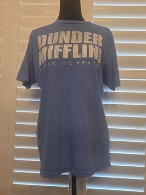 Blue Graphic Tee - Paper Company Size Medium